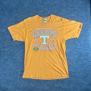 Vintage 90s Pro Player Tennessee Back to Back SEC‎ Champs 97-98 T Shirt Mens L